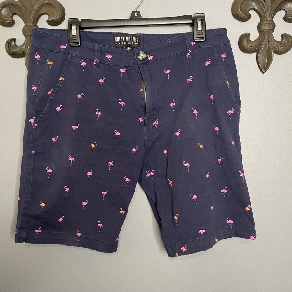 Knickerbocker flamingo shorts